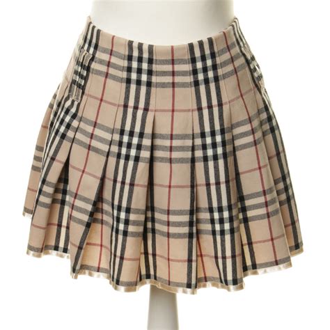 burberry pleated mini skirt|Burberry plaid skirt women.